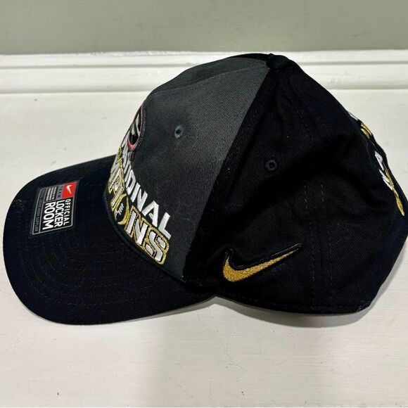 Nike UGA National 2022 Championship Ball Cap Gold/Black Snap Closure-OS - Picture 3 of 6